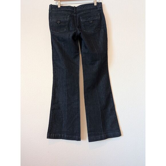 Banana Republic Blue Denim Trouser Y2K Dark Wash Jeans  Sz 28/6R - Picture 3 of 11